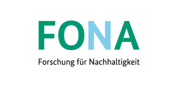 FONA - Forschung für Nachhaltigkeit, dargestellt durch das Logo mit den Buchstaben in verschiedenen Farben.