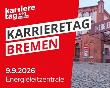 Karrieretag Bremen am 9.9.2026 in der Energieleitzentrale. Veranstaltung zur beruflichen Orientierung und Karrierechancen.