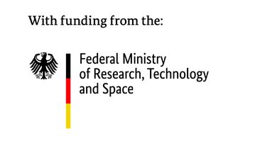 Funded by the Federal Ministry of Education and Research, Technology and Space, featuring the Federal Eagle and the colors black, red, and gold.