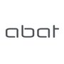 Logo der Marke "abat" in grauer Schrift auf weißem Hintergrund.