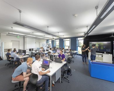 Einblick in den Studentenalltag im VR/AR-Lab