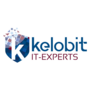 Logo of Kelobit IT Experts, featuring a stylized 'K' and the text 'IT-EXPERTS' in blue and red.